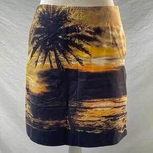 Anthropologie HD in Paris Island Sunset Skirt - New